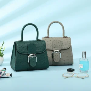 New South African Ostrich Genuine Leather Bags Fashionable Trendy Women's Handbags Large Capacity Crossbody Bags Top-handle Bags - AliExpress Women's Handbags