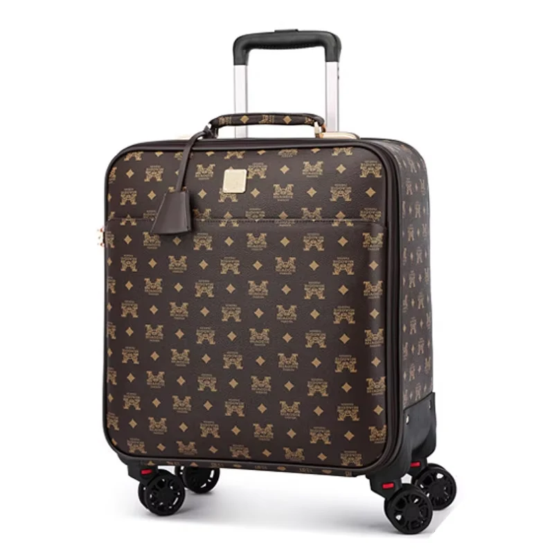 New 16 18 20 24 inch Retro koffer Rolling Suitcases Women Carry-Ons Travel Bags Men spinner brand Trolley Luggage boarding box - AliExpress Luggage