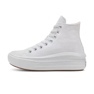 Converse All Star Move Women's High-Top Canvas Sneakers – White, Chunky Sole, Slip-Resistant, Durable & Versatile 568498C - AliExpress Sneakers
