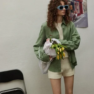 BMLT Women's Long Sve irt Linen Embroidery Casual Sle Loose Fit Lemon Ice Pattern Commute Faion Spring Collection - AliExpress Shirts & Blouses