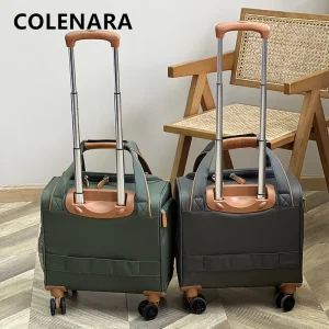 COLENARA Women's Suitcase 16 Inches Oxford Cloth Boarding Box Student Trolley Case Wheeled Travel Bag Men's Rolling Luggage - AliExpress Luggage
