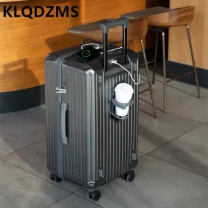 KLQDZMS Suitcase Charging Boarding Box Men's 20"24"26"28"30"34 Inch Hand Luggage Bag Women's Large-capacity PC Trolley Case - AliExpress Luggage