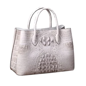 Heimanba crocodile Female bag  female  handbag  Single shoulder bag  Himalayan white  large capacity women bag - AliExpress Women's Handbags