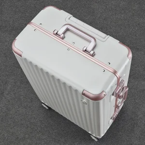 New travel luggage fashion red white black pull rod box carry on trolley suitcase men women large capacity business travel case - AliExpress Luggage
