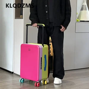 KLQDZMS 20"ABS + PC Suitcase Large-capacity Trolley Case Women Boarding Box Men's Password Box with Wheels Rolling Luggage - AliExpress Luggage