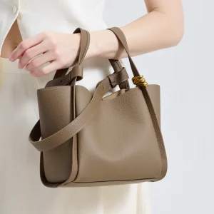 2026 New Style Women Soft Genuine Leather Bucket Bag & Soft Leather Basket Bag Elegant Handbag for Mother as a Mother's Day Gift - AliExpress Women's Handbags