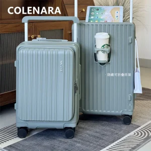 COLENARA New Luggage 20"24"26"28"30 Inch Women's ABS+PC Boarding Case Trolley Style Travel Bag Men's Password Box Suitcase - AliExpress Luggage