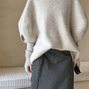 Wine Red Big Size Elegant Knitting Sweater Round Neck Long Sleeve Women Pullovers New Fashion Spring Autumn - AliExpress Sweaters&Jumpers
