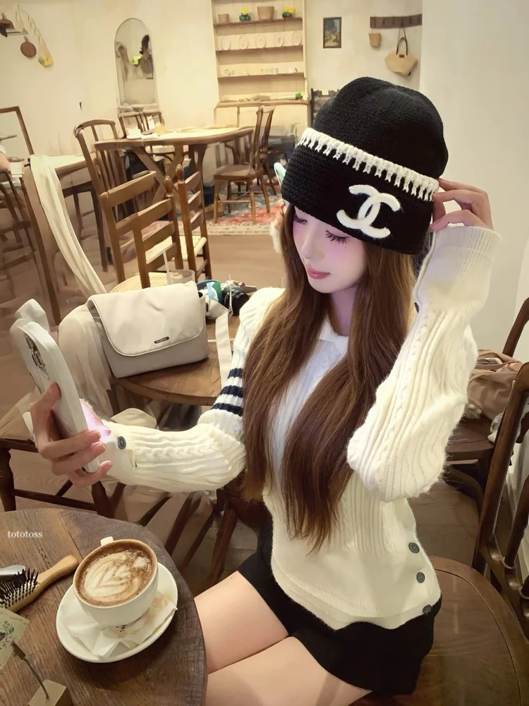 Seoul Korean Sle Knitted Ne Slim Fit Inner irt Twisted Braid Design Casual Wear Cotton Long Sve Winter Top - AliExpress Sweaters&Jumpers