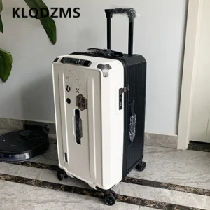 KLQDZMS Suitcase New ABS + PC Boarding Box Large Capacity Trolley Case Cart Type Travel Bag Women with Wheels Rolling Luggage - AliExpress Luggage