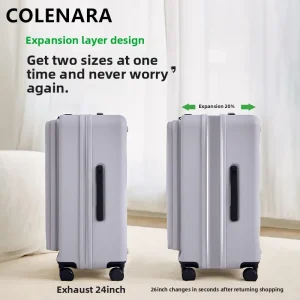 COLENARA Cabin Suitcase 20"24"26 Inch Large Capacity Trolley Case PC Boarding Box Women's Password Box Carry-on Travel Luggage - AliExpress Luggage