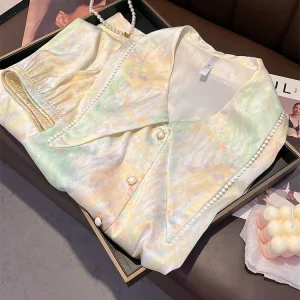 New Sweet High Quality  Silk Sleepwear Long Sleeve Long Pants Home Clothing Set - AliExpress Women's Sleep & Lounge