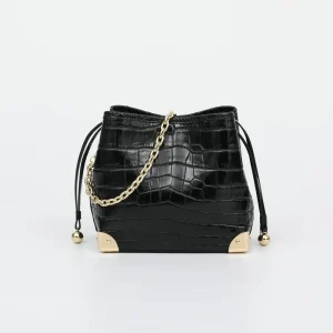 2025 New Designer Crocodile Leather Women Bucket Bag Fashion Genuine Leather Chain Lady Shoulder Bag Crossbody Bag For Woman 45 - AliExpress Women's Handbags