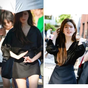 Black Silk Satin Blouse Women's Loose Fit Long Sleeve Neck Pure Color Commute Style EXJR Early Autumn Fashion Top - AliExpress Shirts & Blouses