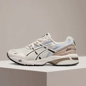 ASICS Gel-1090PU Fabric/Synthetic Leather Fashionable Retro Low-Top Casual Shoes for Men and Women in Beige-Brown 1203A243-023 - AliExpress Sneakers
