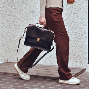 Fashion vintage genuine leather lock handbag designer organizer luxury natural real cowhide outdoor travel messenger bag Women - AliExpress Women's Handbags