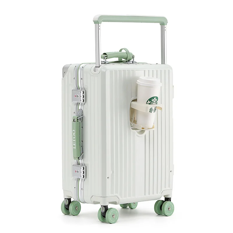 20/24/26/28 inch Travel Suitcase Wide Handle Rolling luggage Men Carry-On Luggage Women PC Aluminum Frame Trolley Case Boarding - AliExpress Luggage