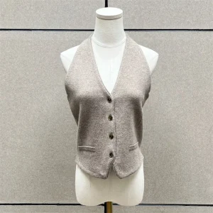 Women's vest Winter 2025 new elastic knitted slim fit V-neck sleeveless top 100% wool women's sweater Sexy backless corset y2k - AliExpress Sweaters&Jumpers
