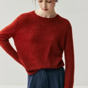 MEETCC Women 100% Cashmere Pullover Sweater O Neck Knitted Innerwear Daily Casual Clothing Spring Autumn Soft Warm Fashion Tops - AliExpress Sweaters&Jumpers