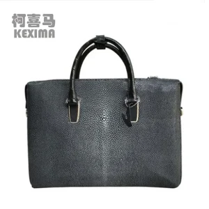 yongliang new pearl fish skin devil fish man handbag stingray leather bag one shoulder men hag male briefcase - AliExpress Women's Handbags
