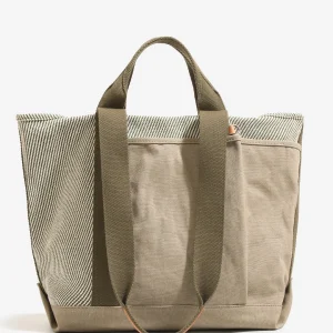 Large Capacity CharlieKitty Tote Bag Women's Simple Commuter Single Shoulder Bag Casual Style Canvas Strap Medium Size PU Lea... - AliExpress Women's Handbags