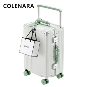 COLENARA Carry-on Travel Luggage ABS+PC Boarding Case 20"24"26"28 Inch Large Capacity Trolley Case Women's Cabin Suitcase - AliExpress Luggage
