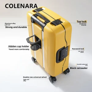 COLENARA Luggage Travel Bag 20"24"28"32 Inch PC Boarding Box Large Capacity Trolley Case Women with Wheels Rolling Suitcase - AliExpress Luggage