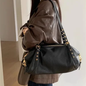 Women Large Capacity Sheepskin Genuine Leather Totes Casual Handbag Travel Bag Office Lady Work Shoulder Bag Strap Crossbody Bag - AliExpress Women's Handbags
