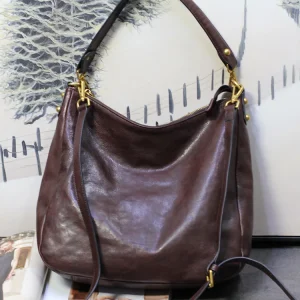 Retro Top Layer Cowhide Large Capacity Lazy Style Single Shoulder Women's Bag Luxury Texture Genuine Leather Commuter Tot Bag - AliExpress Women's Handbags