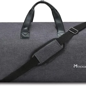 Convertible Garment Bag with Shoulder Strap - 2-in-1 Travel Duffel for Men & Women (Black) - AliExpress Travel Bags