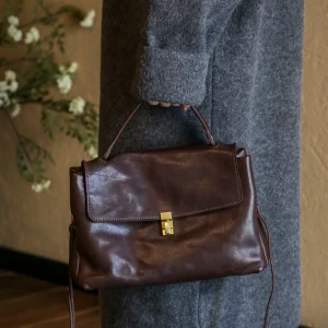 casual high-quality vegetable tanned cowhide handbag weekend shopping party luxury genuine leather women shoulder crossbody bag - AliExpress Women's Handbags