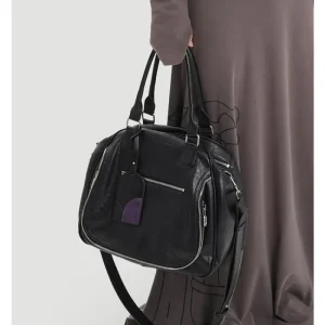 Light Luxury Fashion High-quality Top Layer Cowhide Hand Grip Pattern Pleated Horizontal Design Square Single Shoulder Bag Trend - AliExpress Women's Handbags