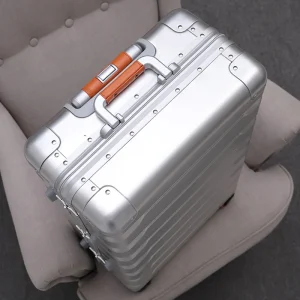 New Trend All aluminum travel luggage 20/24 inch carry-on men's and women's luggage high end Trolley suitcase Student hard box - AliExpress Luggage