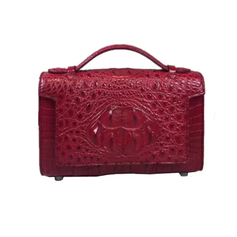 ouruili crocodile leather women handbag cross-body bag leather hand shoulder casual small square bag female - AliExpress Women's Handbags