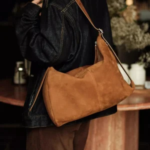 Fashion Simple Genuine Leather Women Boston Bucket BagHandbag Real Leather Tote Underarm Shoulder Commuter Bag Big - AliExpress Women's Handbags