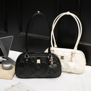 Genuine Disney Purses And Handbags Original Case Mickey Love Bowling Bag Women's Small Fragrant Wind Embossed Shoulder Handbag 3 - AliExpress Women's Handbags