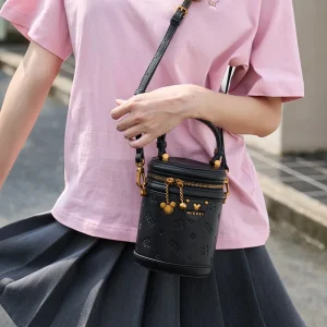 Genuine Disney Purses And Handbags Original Case Mickey Classic Series Retro Bucket Bag Women's Premium Sense Portable Messenger - AliExpress Women's Handbags
