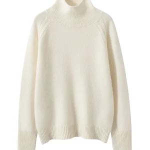 Thick Women's Knitted Pullover 100% Cashmere Sweater Cable Stitch Warm Soft Autumn Winter Long Sleeves Comfort Clothing Tops - AliExpress Sweaters&Jumpers