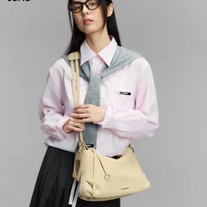 Amazing Song Original Design Donut Hobo Bag Small Top Grain Cowhide Crossbody Bag Fashion For Women - AliExpress Women's Handbags