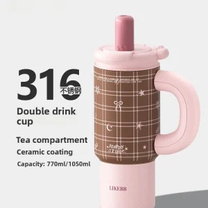 Large Capaci Insulated Water Bottle for Women with St Ice King Cup Gift aron Color Stainl Steel Cerc Inner Lid - AliExpress Kitchen,Dining & Bar