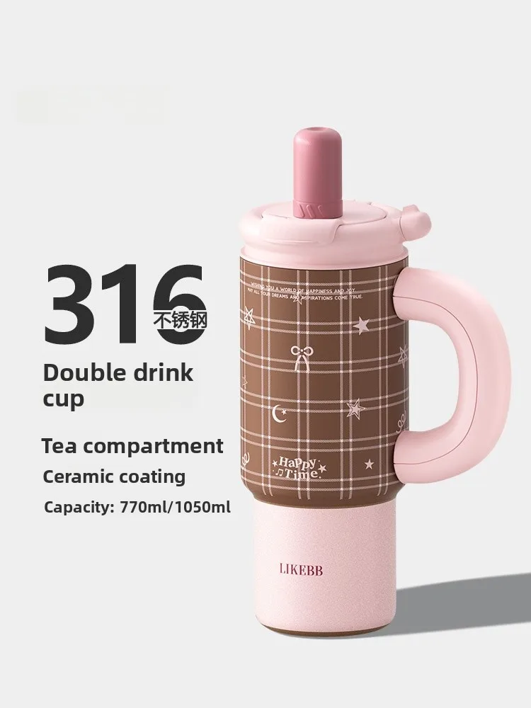 Large Capaci Insulated Water Bottle for Women with St Ice King Cup Gift aron Color Stainl Steel Cerc Inner Lid - AliExpress Kitchen,Dining & Bar