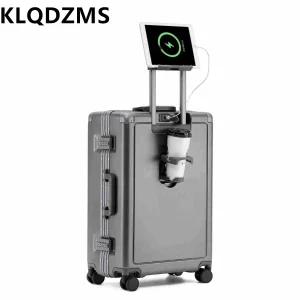 KLQDZMS 20"24"26 Inch Cabin Suitcase Boarding Box ABS+PC Trolley Case Women's Multi-function Rolling Luggage Bag - AliExpress Luggage