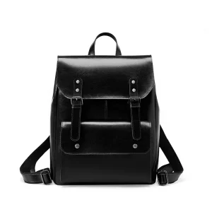 2026 Girls Preppy Style Genuine Leather Backpack Women Classic Wear-resistant Cow Leather Bags Lady Stylish Daily Travel Bag - AliExpress Women's Handbags