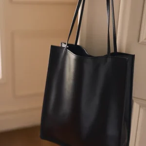 Fashion Simple Genuine Leather Women Tote Bucket BagHandbag Real Leather Lady Underarm Shoulder Bag Shopping Bag - AliExpress Women's Handbags