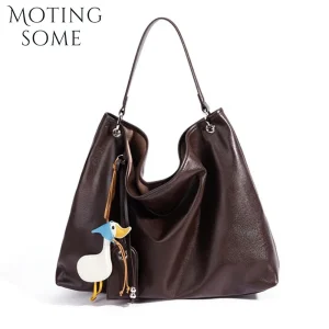 MOTINGSOME Minimalism Genuine Leather Bags Lightweight Casual Tote Shoulder Large Capacity Handbag Luxury Cowhide Bag 2026 New - AliExpress Women's Handbags