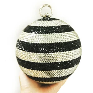 Black/Silver Full Diamond Evening Clutch Ball Bag Luxury Dinner Clutches Women Crystal Handbags Bridal Wedding Handbags Party Cl - AliExpress Women's Handbags
