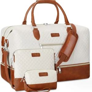 Weekender Bag for Women, Travel Duffel Bag Carry On Overnight Bag with Shoe Compartment Large Nylon Travel Weekend Tote Bag - AliExpress Travel Bags