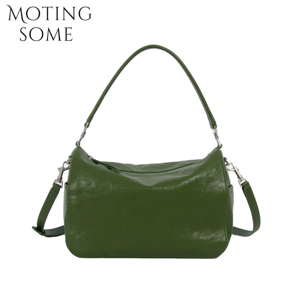 MOTINGSOME 100% Vegetable Tanned Leather Woman Bag Retro Cowhide Commuter Shoulder Bag Crossbody Handbag Small Satchel 2026 New - AliExpress Women's Handbags