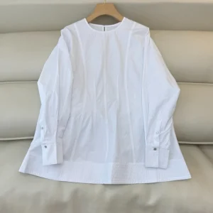 Spring Versatile Simple Solid Color Shirt Slimming Top Fashionable White Long-sleeved Shirt for Women - AliExpress Shirts & Blouses