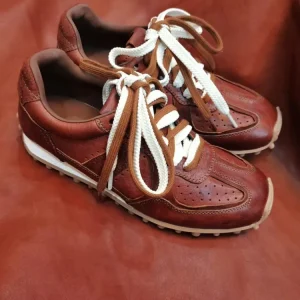 Casual Women Fashion Horsehide Breathable Lace Up Round Toe Genuine Leather Sneakers Platform Running Sports Shoes Female Shoes - AliExpress Sneakers